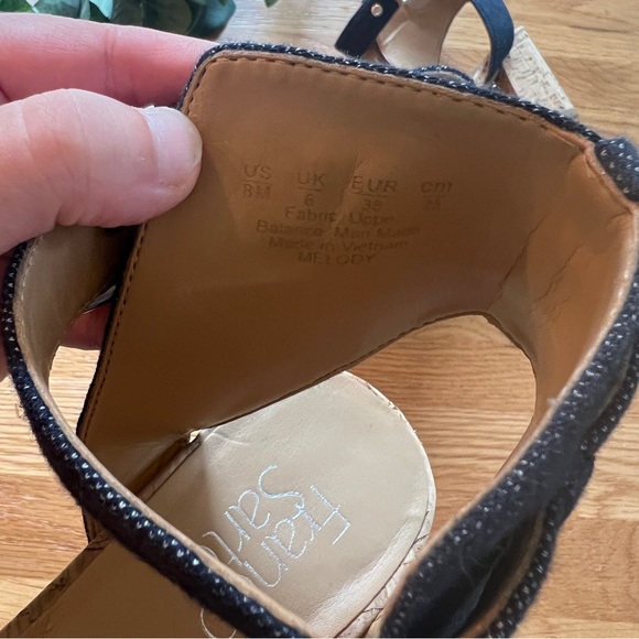 Franco Sarto ‘Melody’ Denim Cork Block Heels | Women’s Size 8M - Picture 4 of 7